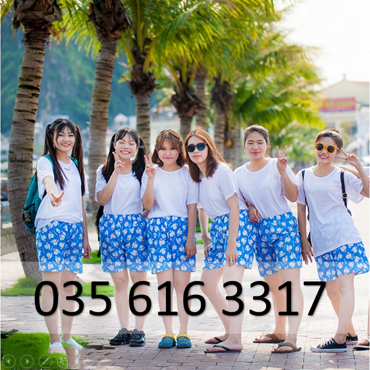 quần áo kỷ yếu, quần áo đi biển loại sịn