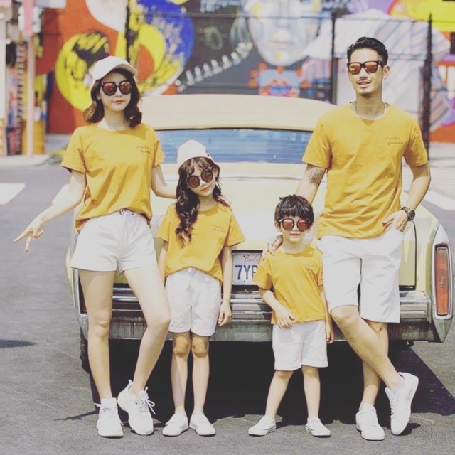 Set áo gia đình chất cotton