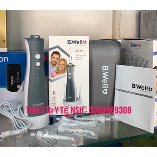 ❤️ Máy tăm nước cầm tay cao cấp bwell wi-912 b.well wi 912,máy xịt tăm nước vệ sinh răng thụy sĩ 5 đầu tăm bwell wi-912