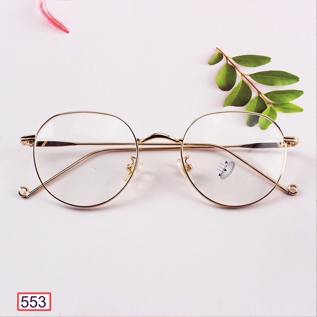 [Mã FARSSTGRE giảm 5K đơn bất kỳ] MẮT KÍNH GỌNG CẬN CHÂN XOẮN TRÒN 553 NEW FASHION SIÊU DỄ THƯƠNG | BigBuy360 - bigbuy360.vn