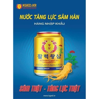 Nước tăng lực vị nhân sâm hàn quốc
