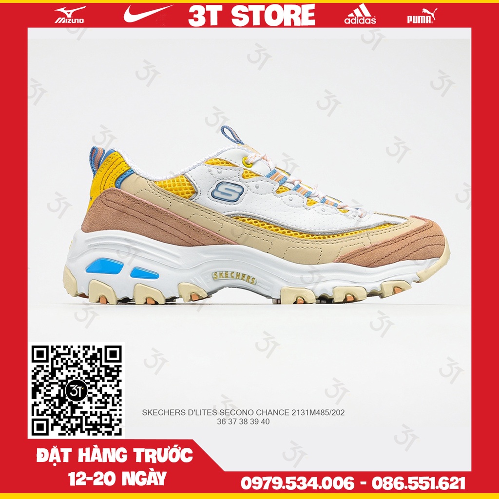 GIÀY SNEAKER MÃ SẢN PHẨM_Skechers D'Lites Secono Chance NHIỀU MÀU PHONG CÁCH FULLBOX + FREESHIP