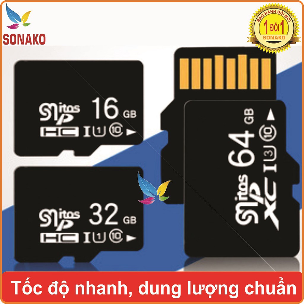 [GIÁ HỦY DIỆT] Thẻ Nhớ 32GB Tốc Độ Cao Class 10 Camera, Điện Thoại - Sonako