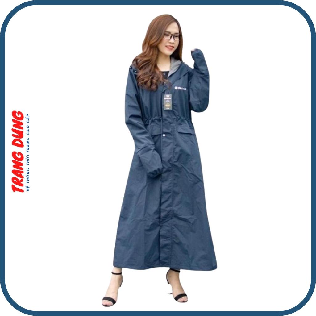 Áo mưa măng tô nữ thời trang chống thấm, chống gió siêu đẹp - Áo mưa mangto cao cấp chất vải UP Hàn Quốc