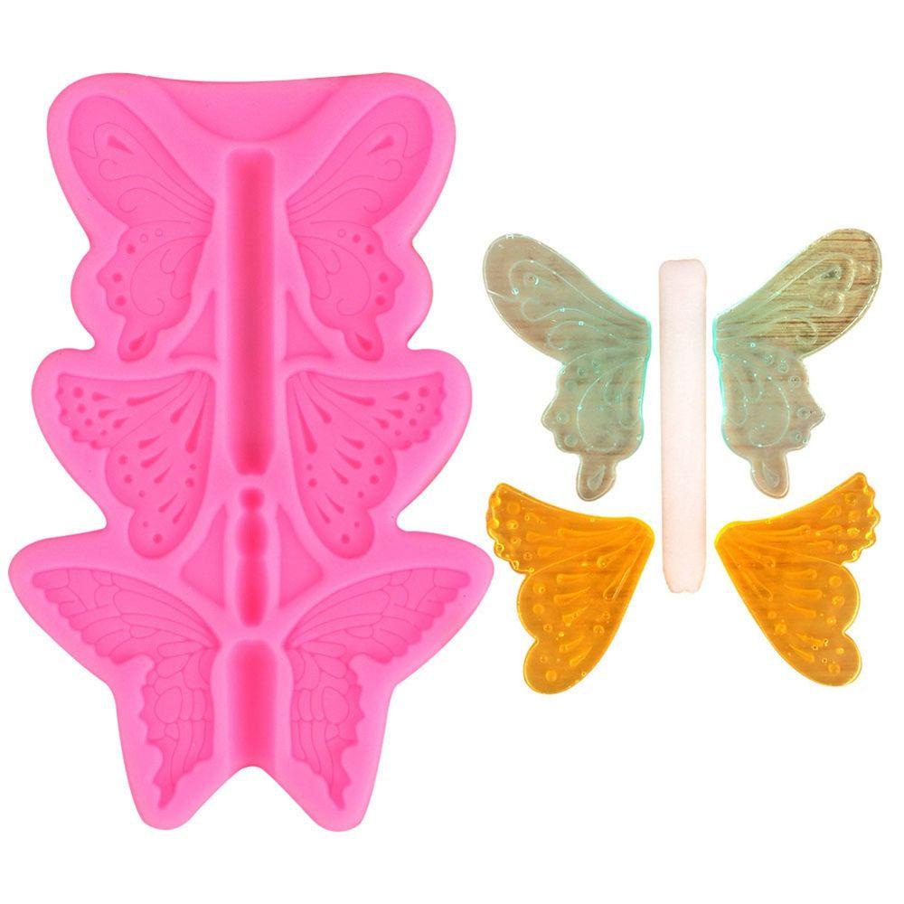 Khuôn Silicone Làm Bánh Hình Bướm Xinh Xắn