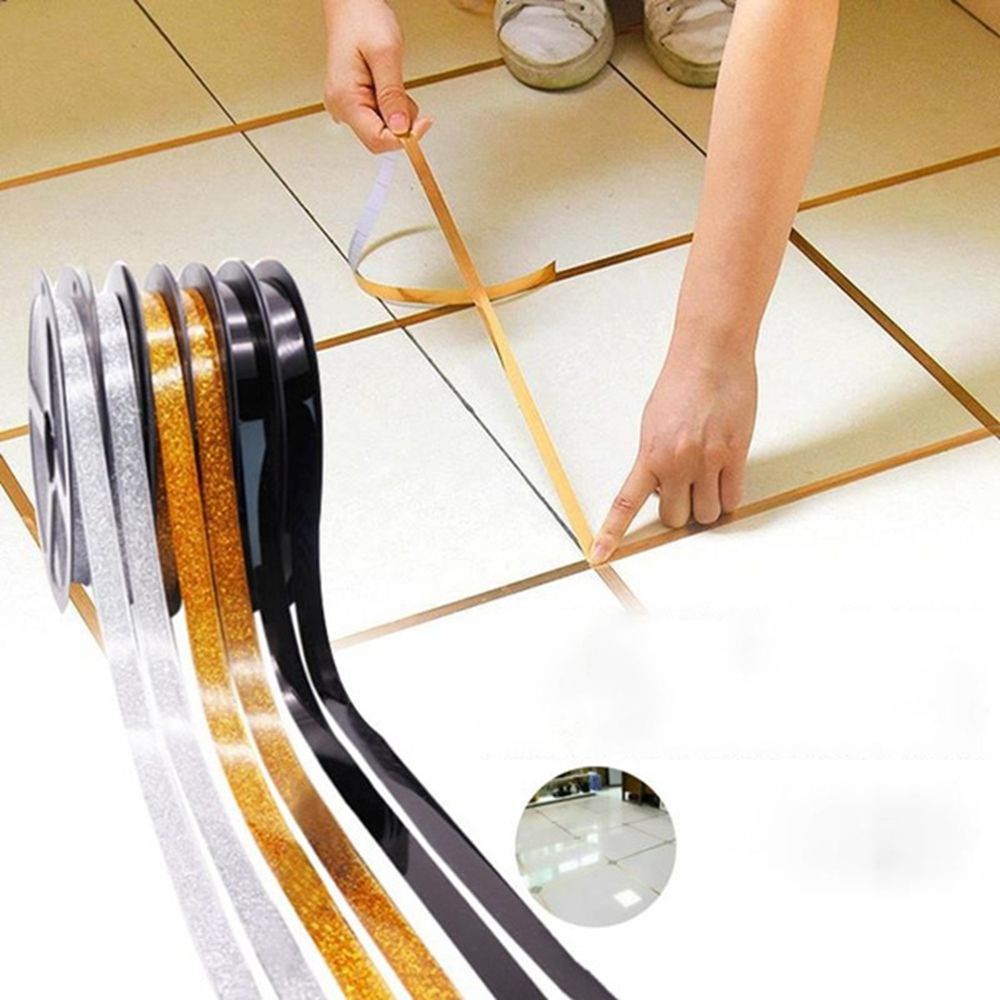 YIYU Cuộn dây dán mép gạch men/ chân tường toilet/ phòng tắm/ nhà bếp tự dính chống thấm nước chống ẩm