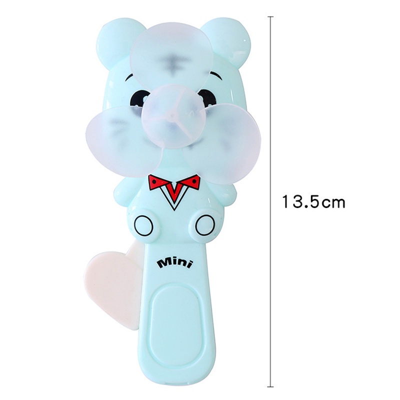 Quạt Cầm Tay mini Hình Hoạt Hình Dễ Thương Có Thể Gấp Gọn YKD