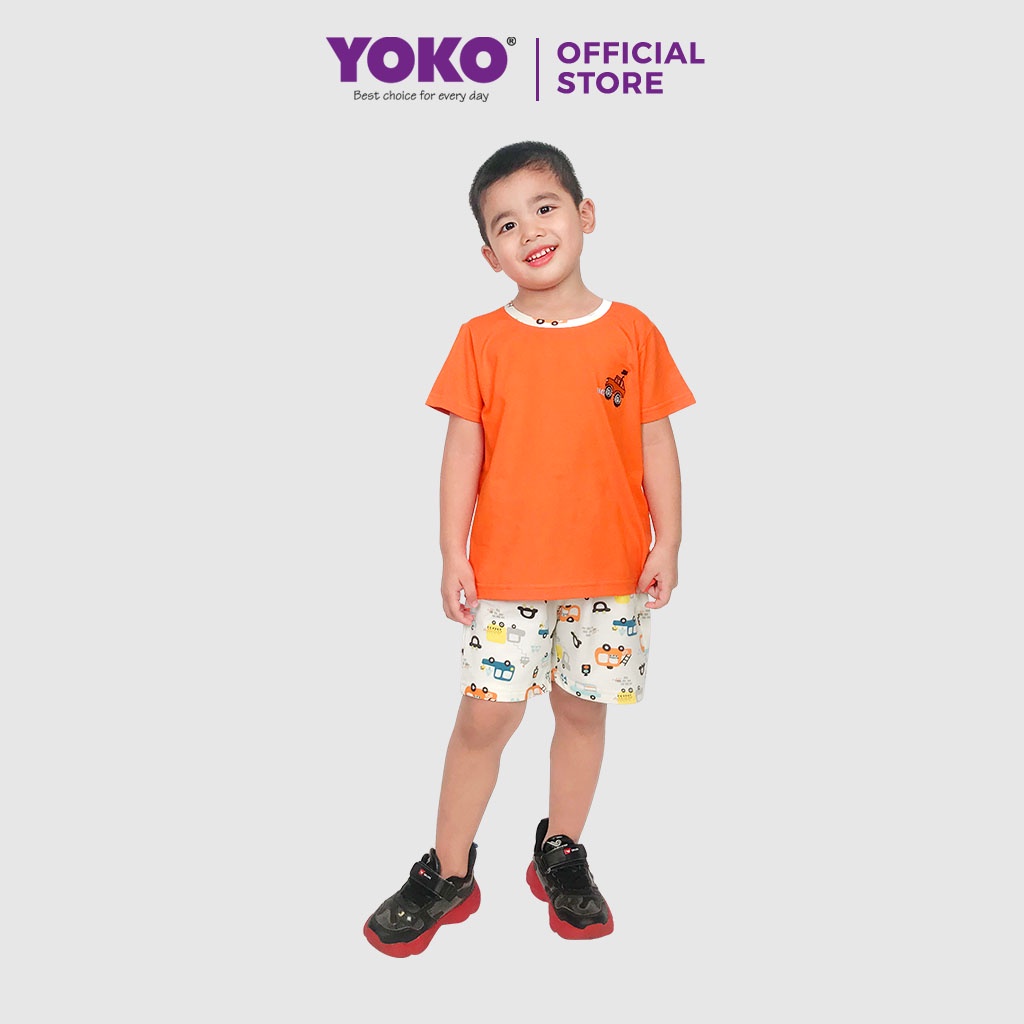 Bộ Quần Áo Thun Tay Ngắn Bé Trai (1-5 Tuổi) YOKO KID'S FASHION 21201T