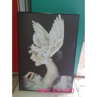 Khung Tranh Canvas Cao Cấp (Kèm Khung + Đinh Treo) ẢNH THẬT