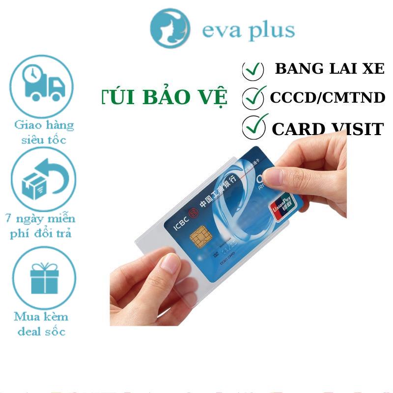 Vỏ Bọc Thẻ Căn Cước Công Dân Combo 100 Cái EVA PLUS Túi Đựng Căn Cước Thẻ ATM Bằng Lái Xe