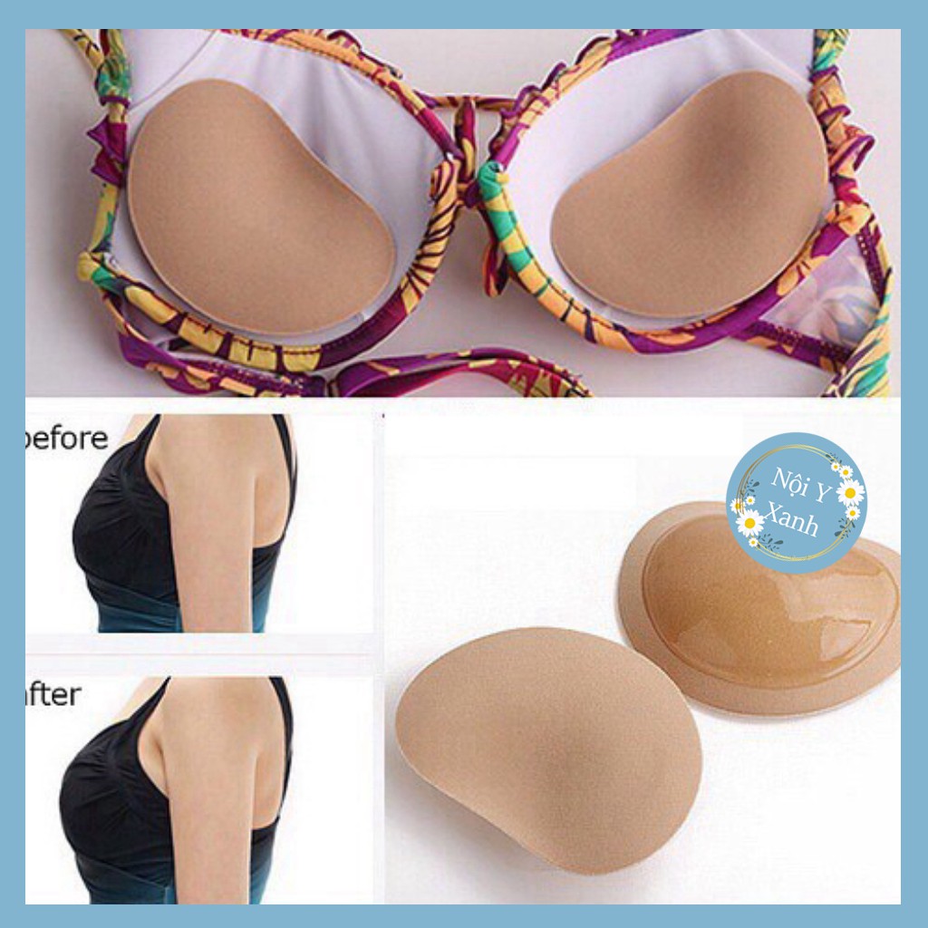 Một đôi miếng dán độn ngực nâng vòng 1 đẹp nôi y xanh