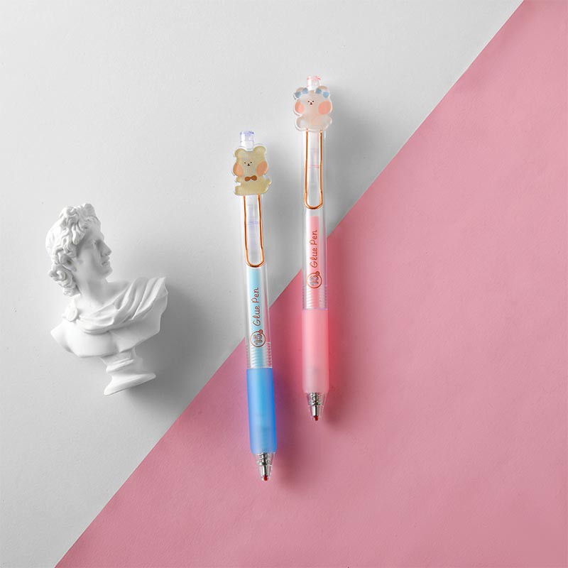 Bút keo dán washi SeamiArt dạng nhấn có thể đổ đầy lại thiết kế đáng yêu