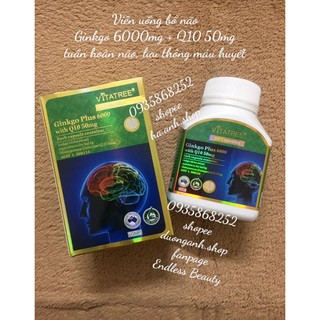 Viên Vitatree Ginkgo Plus 6000 With Q10
