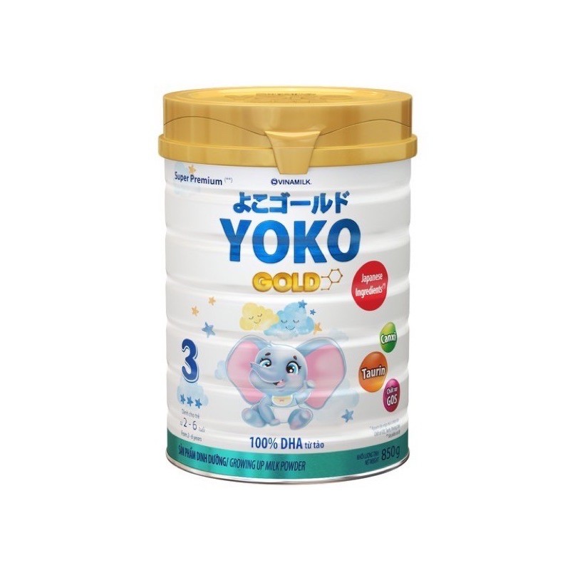 Sữa bột yoko số 3 850gam