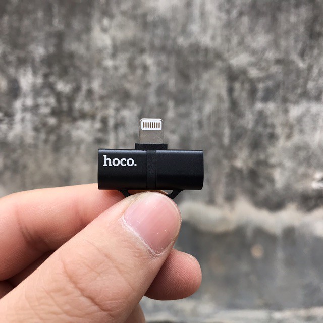 [Mã ELFLASH5 giảm 20K đơn 50K] Jack Chuyển Đổi Hoco Ls20 2 Cổng Lightning