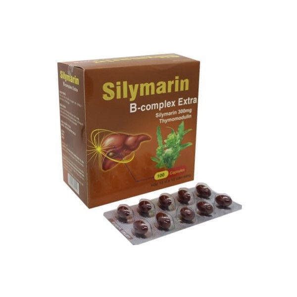 Silymarin B-Complex Extra -  Hỗ trợ tăng cường chức năng gan, mát gan, bổ gan, giảm viêm gan (100 viên)