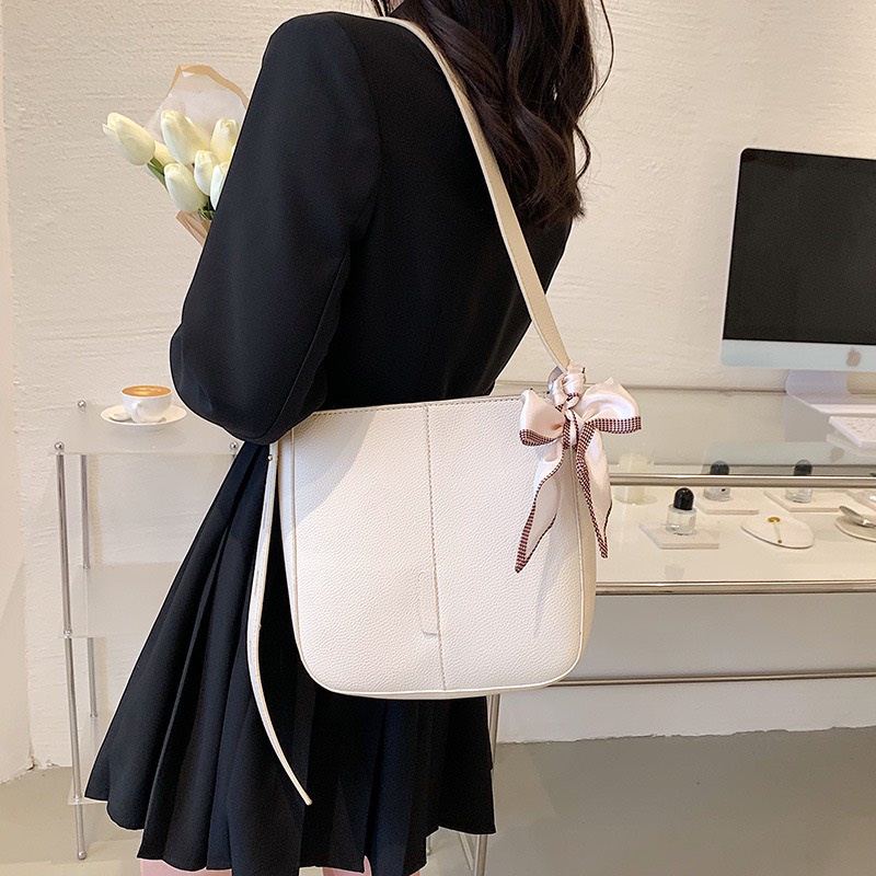 Túi tote nữ da mềm đeo chéo công sở phong cách hàn quốc túi xách nữ 3 màu kem vàng nâu MISATO TO2