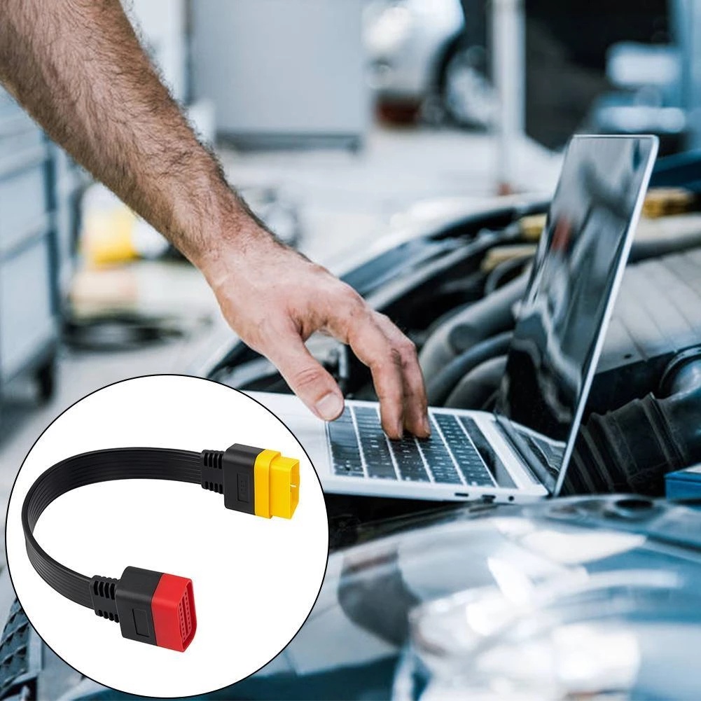 Cáp Mở Rộng 16 Pin OBD2 16Pin ELM327 OBD2 Mở Rộng Cho Thiết Bị Chẩn Đoán Lỗi