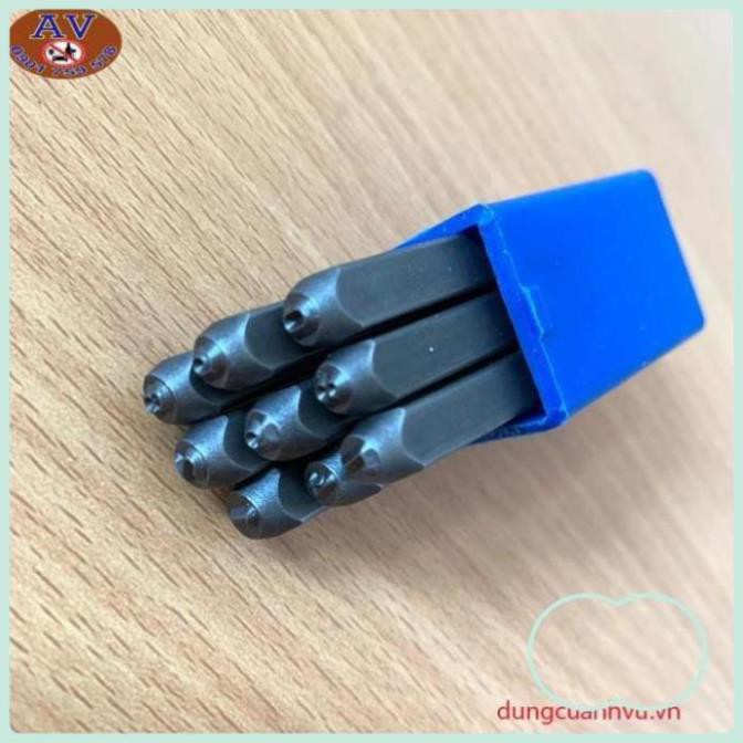 Bộ đóng số và chữ 3mm, 4mm ,5mm XUÔI