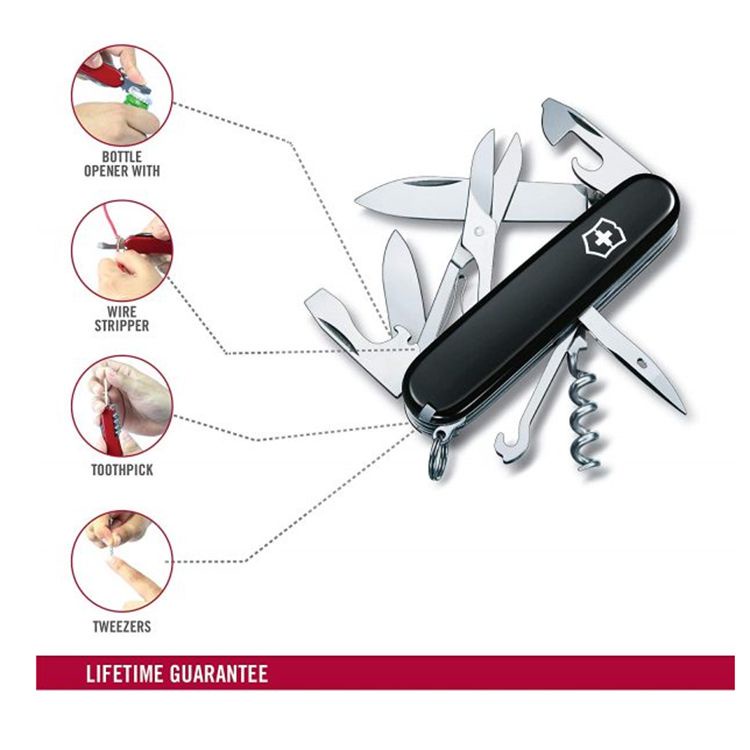 Dụng Cụ Đa Năng Victorinox Huntsman Nero 1.3713.3B1 [Hàng Đức]