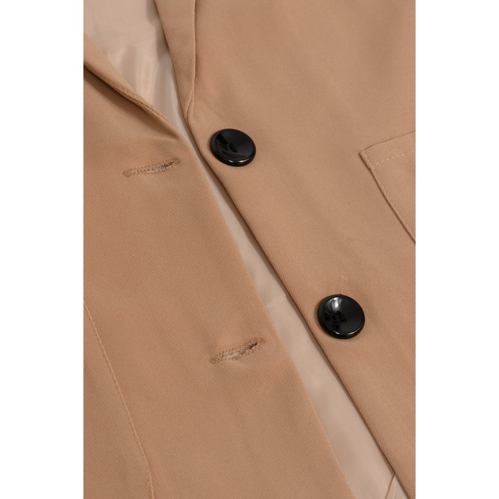 Áo blazer nữ 2 lớp, áo vest dài tay cao cấp có 5 màu đen/nâu/be phong cách hàn quốc - Thời trang SHOPLORA MS005 | BigBuy360 - bigbuy360.vn