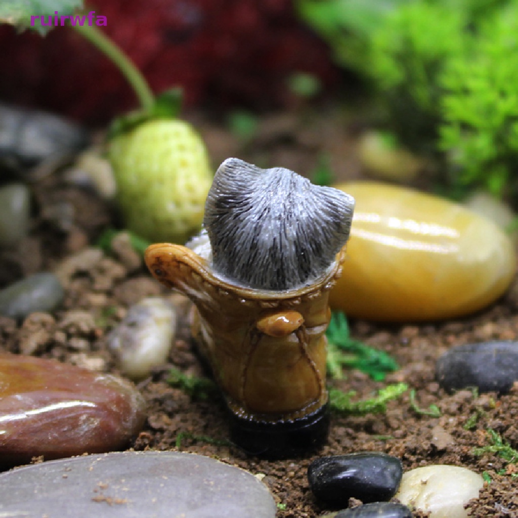 Ruirwfa Mô Hình Mèo Đang Ngủ Mini Để Bàn Trang Trí Tiểu Cảnh Mới