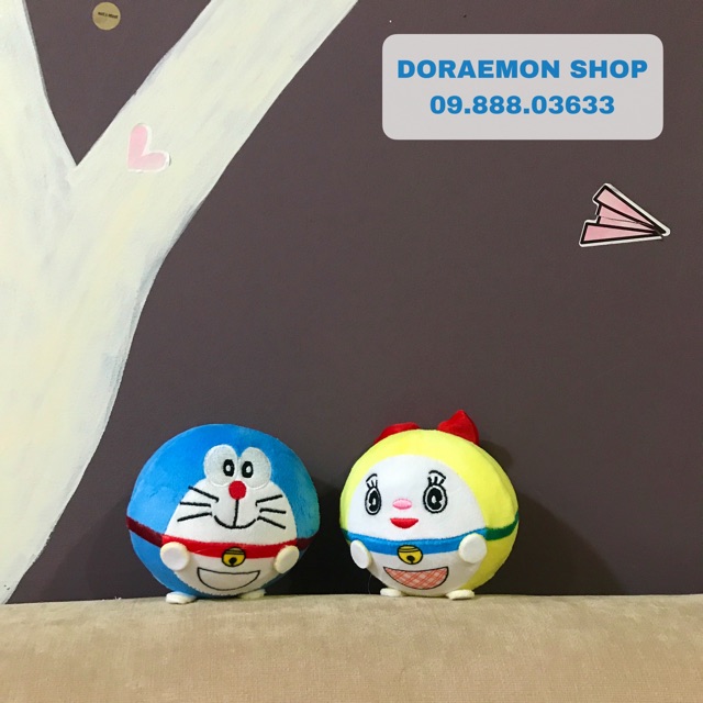 Cục Bông Doraemon Doremon Gấu Bông Tròn