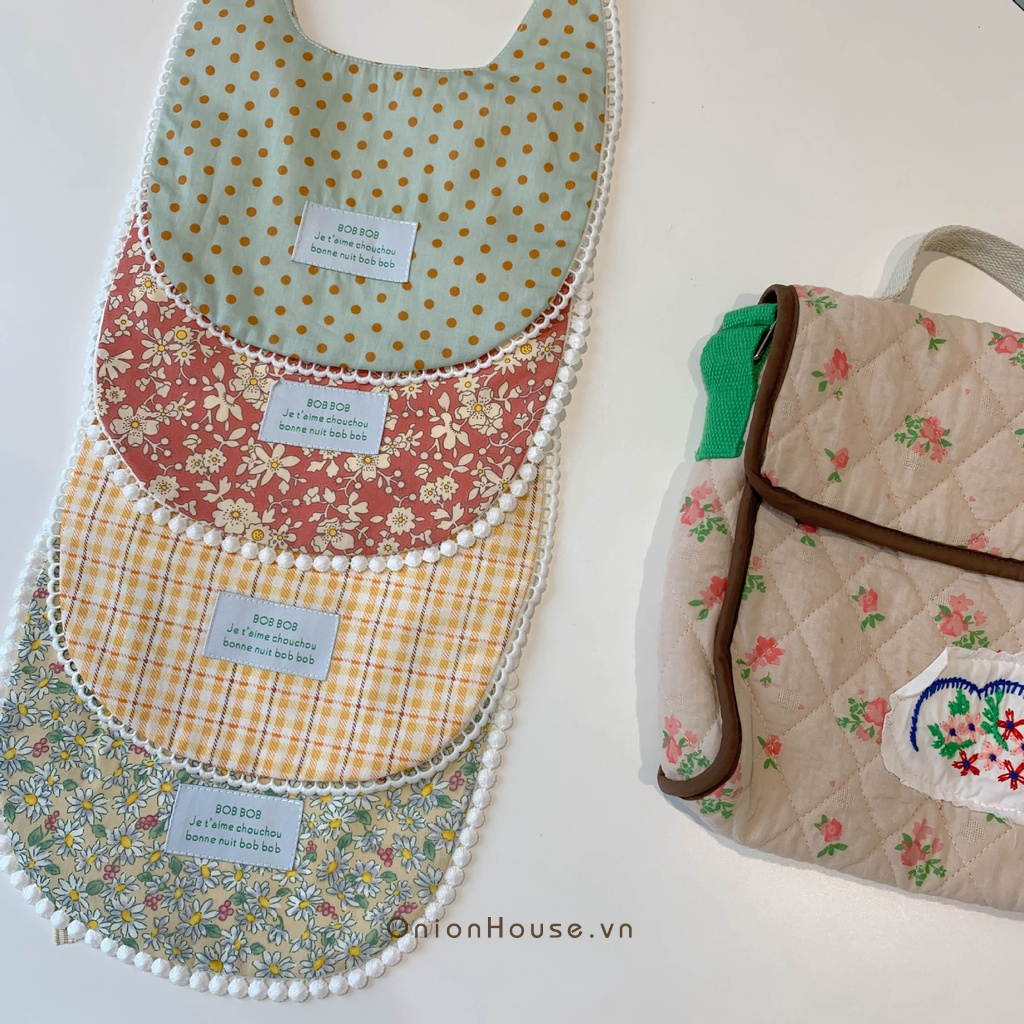 Yếm Hàn Quốc dễ thương xinh xắn vintage cho bé gái