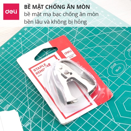 Nhổ ghim 10# Deli 24/6 26/6, Đen, xanh, xám - 1 cái E0232