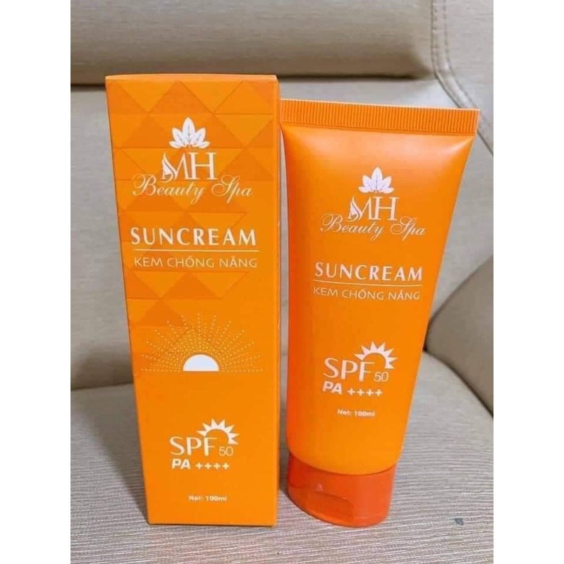 Kem Chống Nắng Sáng Da SunCream Mh Beauty Spa - Chống nắng SPF 50/A+++ Ngừa tia UV TG Store Comis