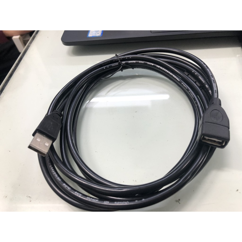 Dây cáp USB nối dài 1M5/ 3M/ 5M (Đen)- Hàng Chất Lượng - Full box