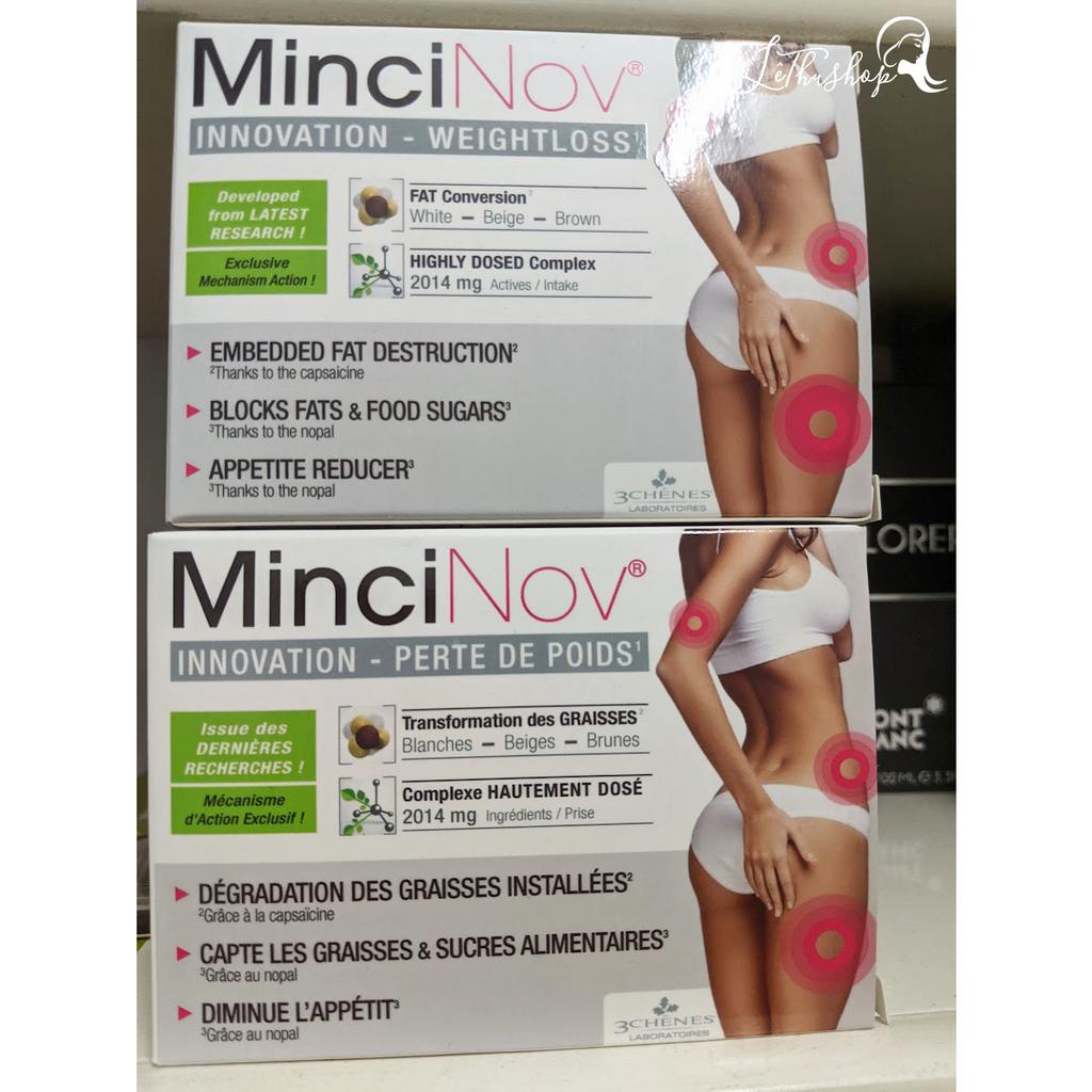 [Nội địa Pháp] MINCINOV giảm cân, đốt mỡ thừa - SIÊU AN TOÀN VÀ HIỆU QUẢ