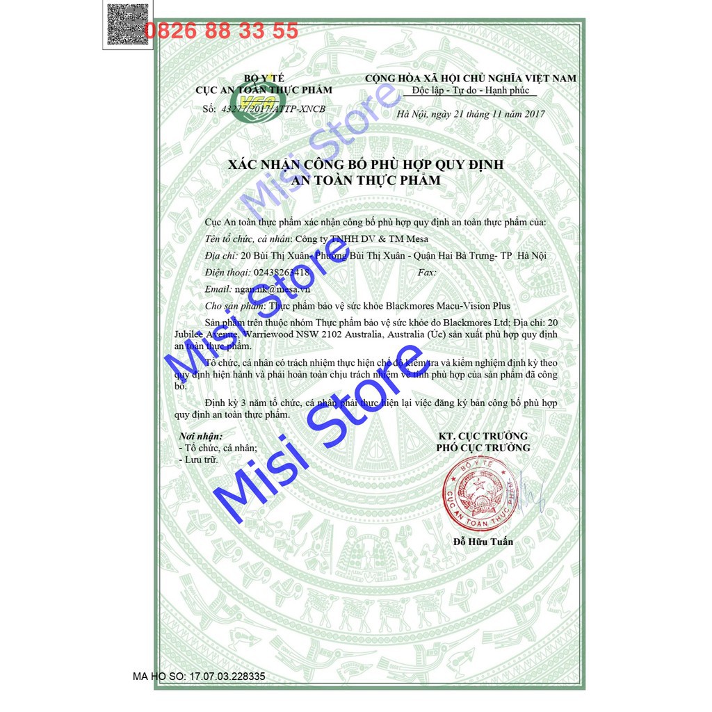 Viên uống bổ mắt - Blackmores Macu Vision - 125/150 viên