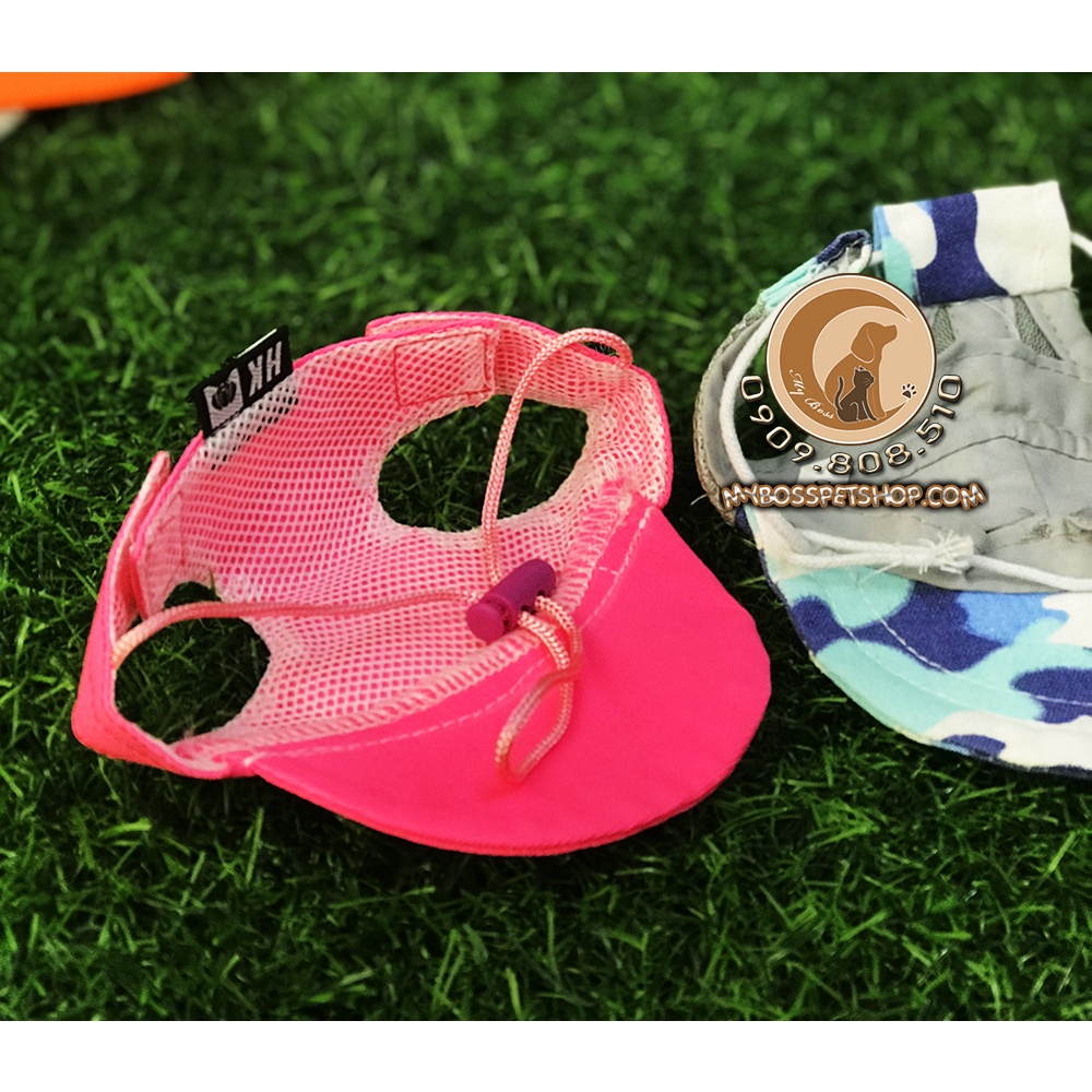 Nón lưỡi trai - nón kết kaki nhiều màu cho chó mèo - Thú cưng -Thời trang thú cưng