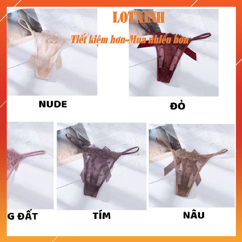 COMBO 3 Quần lót lọt khe ren cao cấp Sexy tàng hình xuất nhật LOTNU17