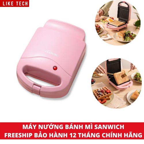 [ 𝑯𝑨̀𝑵𝑮 𝑿𝑰̣𝑵 ] Máy kẹp nướng bánh mì mini - Máy nướng bánh sandwich chỉ với 5 phút cho bữa ăn sáng bảo hành 12 tháng