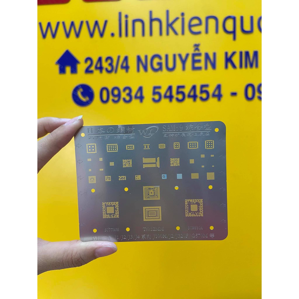 Vĩ làm chân ic samsung WL Sam7 đến Sam 16