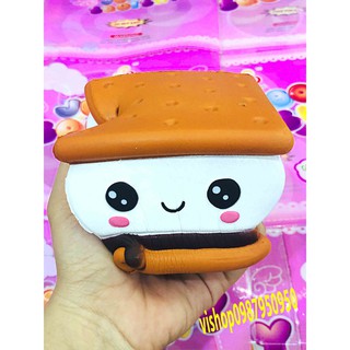 ĐỒ CHƠI SQUISHY BÁNH QUÍ VUÔNG KẸP