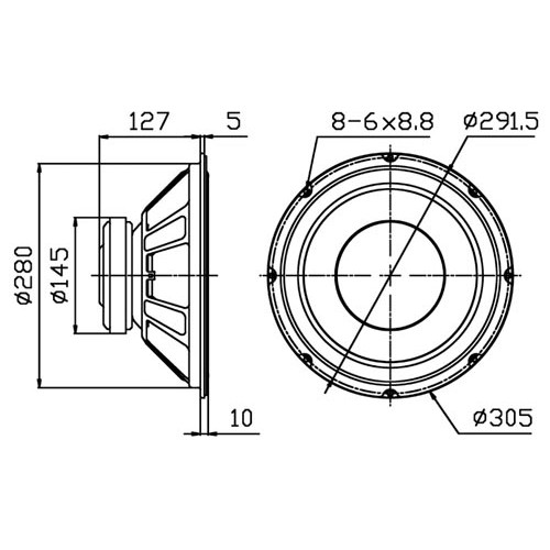 Bass 30 cao cấp hãng Hivi Model SS12