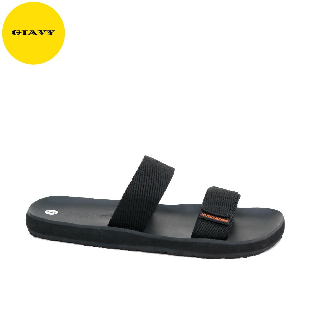 Dép nữ quai nhị vải bố, đế caosu K474 - GIAVY