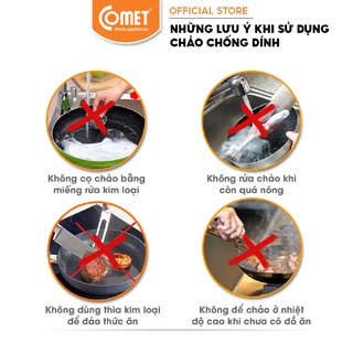 [LIFEMC11M2ADP -12% đơn 250K] Chảo chống dính ceramic Comet CH11-26