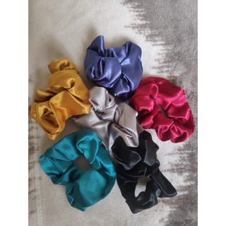 Dây buộc tóc Scrunchies - dây buộc tóc vải đàn hồi