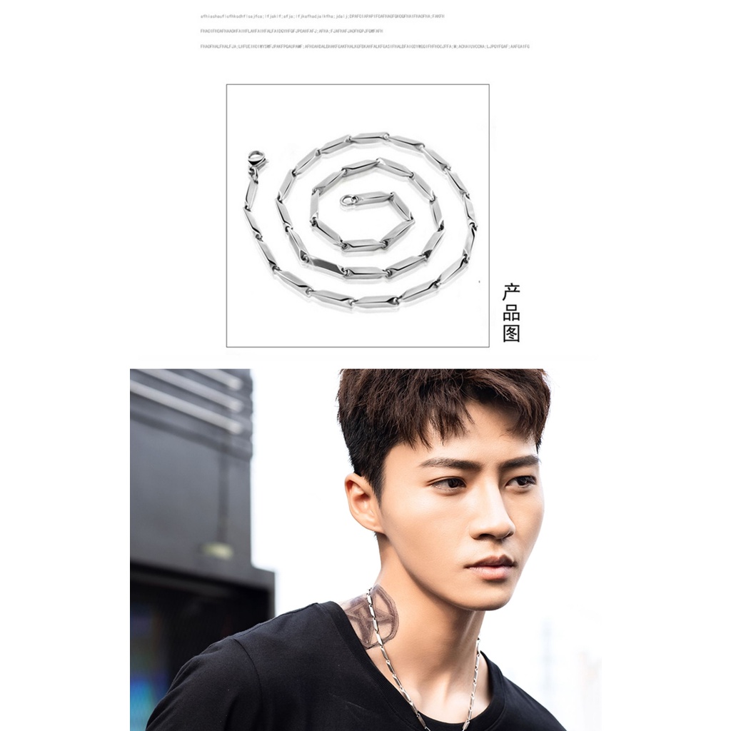 Dây chuyền nam titan vòng cổ Xích Trơn  Punstore thời trang basic unisex titan màu bạc đẹp không gỉ - Vòng Cổ Xích Trơn