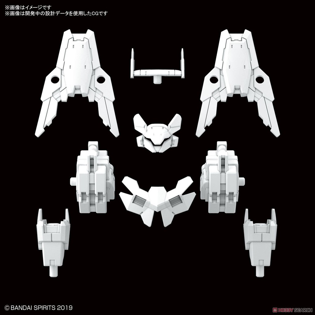 Mô Hình Lắp Ráp 30MM OP29 Phụ Kiện Option Armor For Commander Cielnova Exclusive White Bandai 1/144 Bexm-14t Đồ Chơi