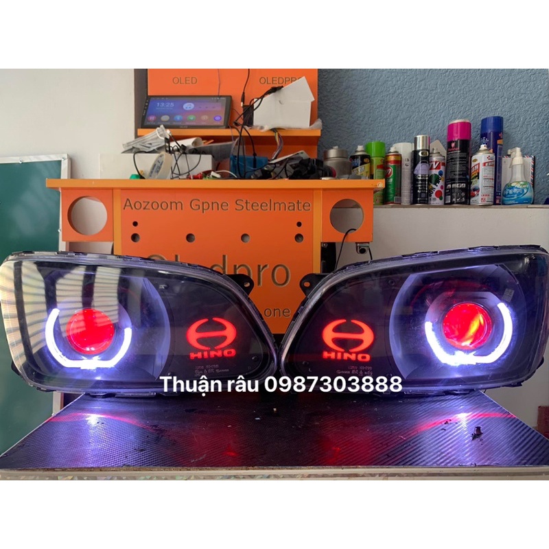 Đèn độ xe tải HINO siêu đẹp