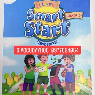 FLASHCARD I LEARN SMART START LỚP 3- GRADE 3❤️240 Thẻ Thiết Kế 2 Mặt