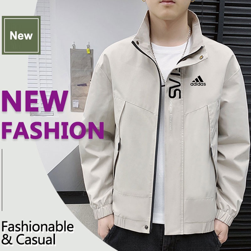 Áo Khoác Bóng Chày Adidas Chống Thấm Nước Thời Trang Xuân Thu Cho Nam