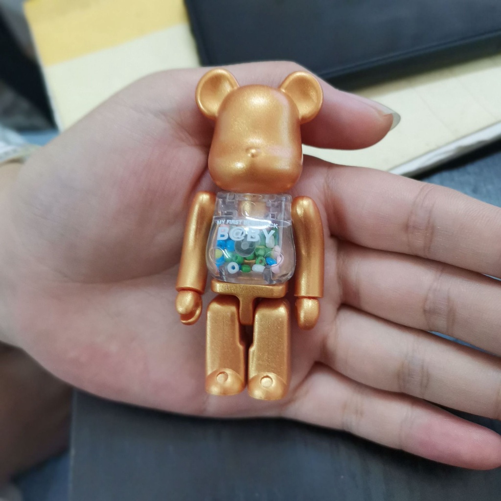 Khối Đồ Chơi Lắp Ráp Hình Gấu Bạo Lực Van Gogh 100%