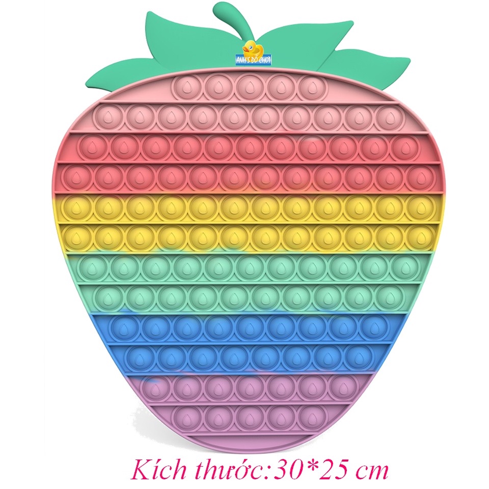 Pop it khổng lồ, đồ chơi bóp bong bóng giảm stress