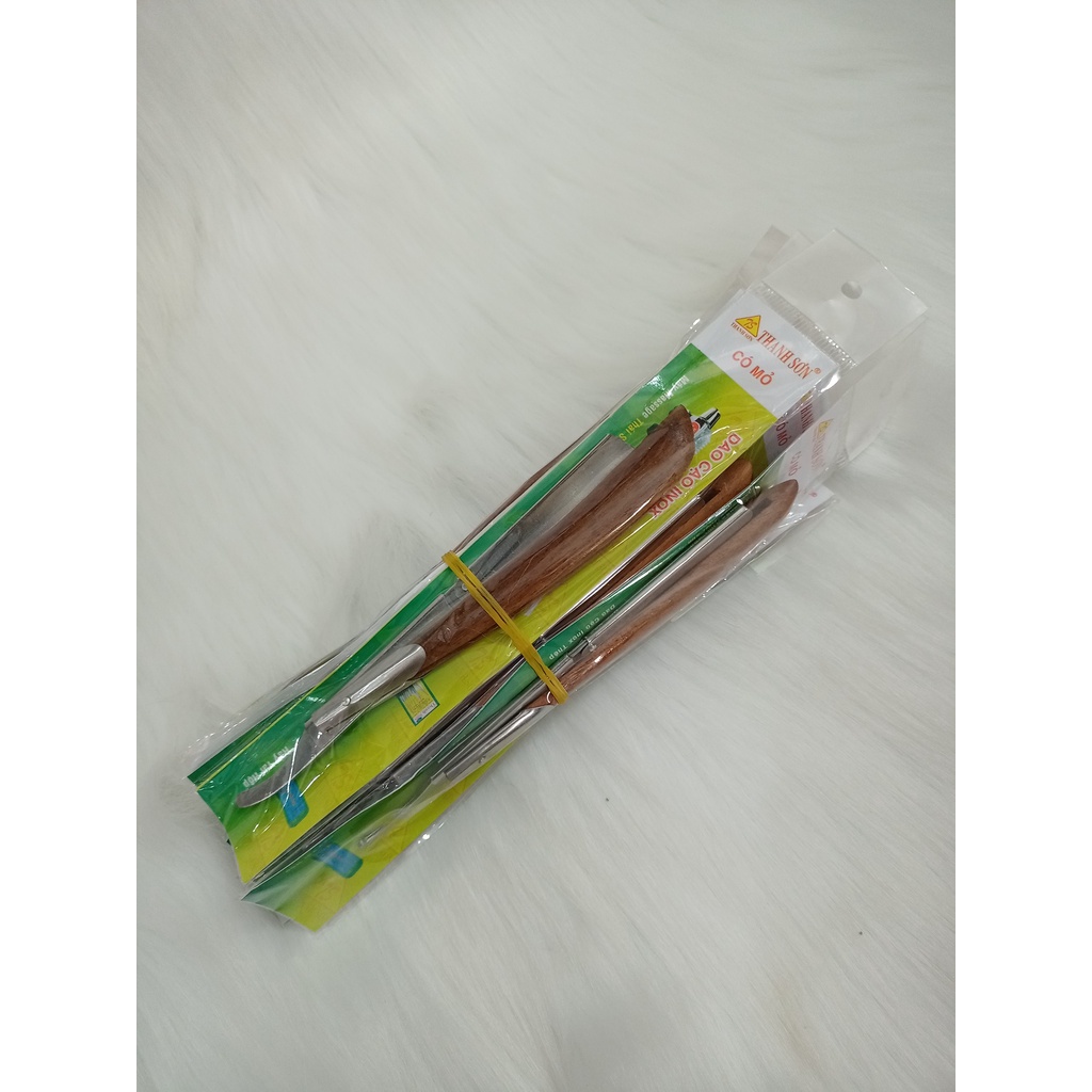 Dao cạo mặt, tỉa lông mày cán gỗ/ cán inox